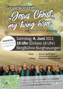 Up To You OpenAir-Konzert 04. Juni 2022 in Burghasungen