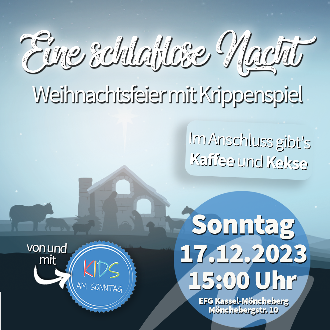 Weihnachtsfeier mit Krippenspiel EFG KasselMöncheberg